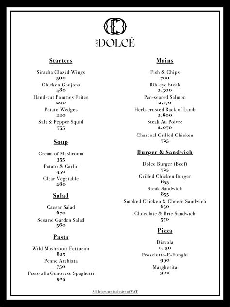 cafe dolci|cafe dolce menu.